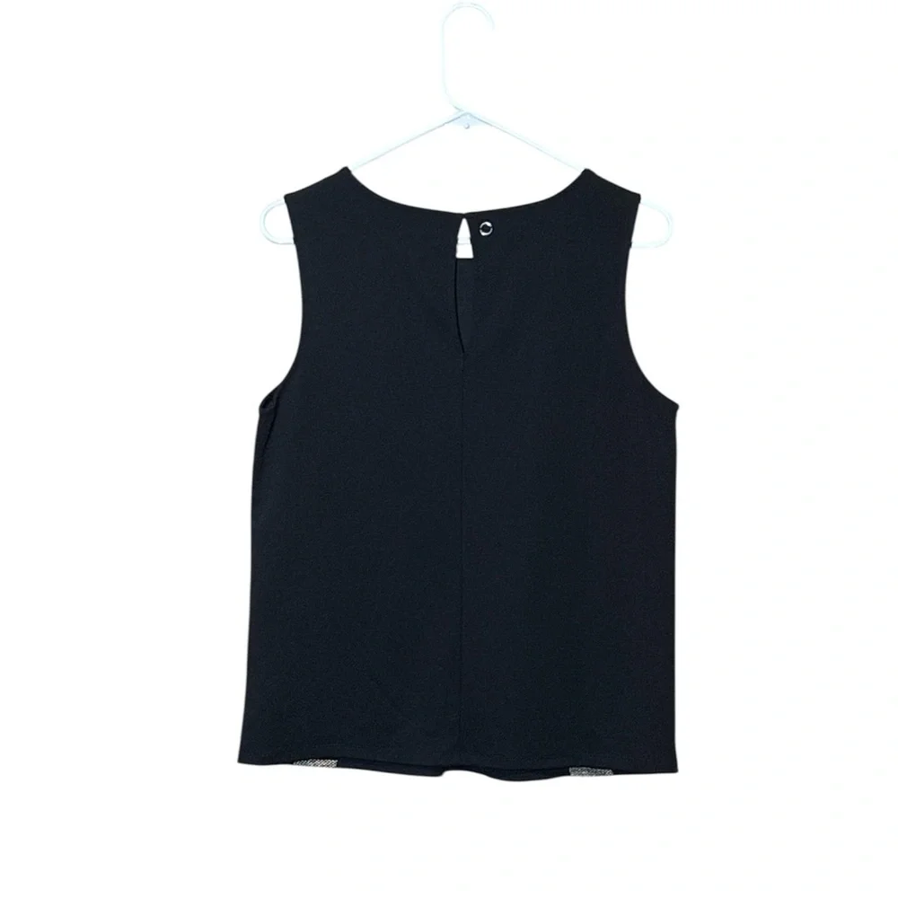 STOCKH LM,Elegant Black and Gold Tank Top,size S,NWT